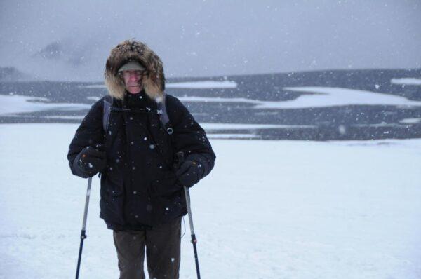 Sir Ranulph Fiennes on a trek as featured in "Explorer." (Findany Film)