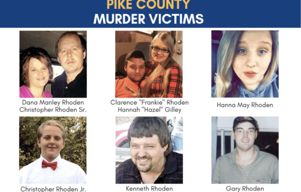 Seven members of the Rhoden family, plus a fiancee of one victim, were slain in Ohio in 2016. The crimes remained unsolved for two years. Four members of a rival family, the Wagners, were arrested on charges of aggravated murder in 2018. (Courtesy of Ohio Attorney General's Office)