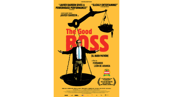 Poster for "The Good Boss," a Spanish-language film with English subtitles. (Tripictures)