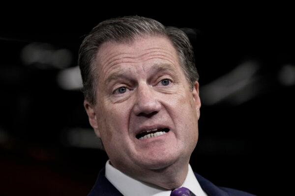 Rep. Mike Turner (R-Ohio), the top Republican on the House Intelligence Committee, speaks in Washington on Aug. 12, 2022. (Drew Angerer/Getty Images)