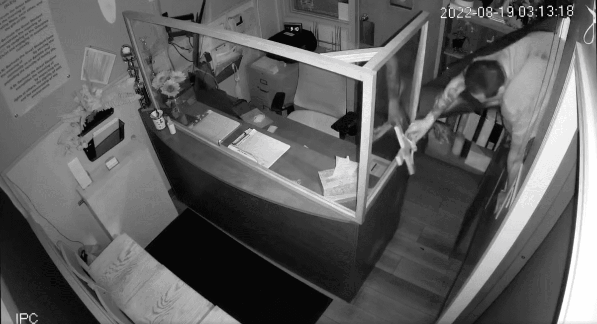 Thief Breaks Into Catholic School Using Crucifix