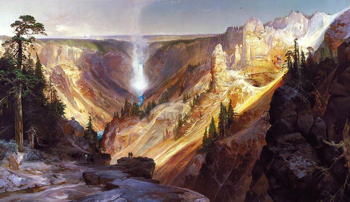 Yellowstone's Wild Majesty: Thomas Moran's Paintings Influenced Congress to Establish First National Park
