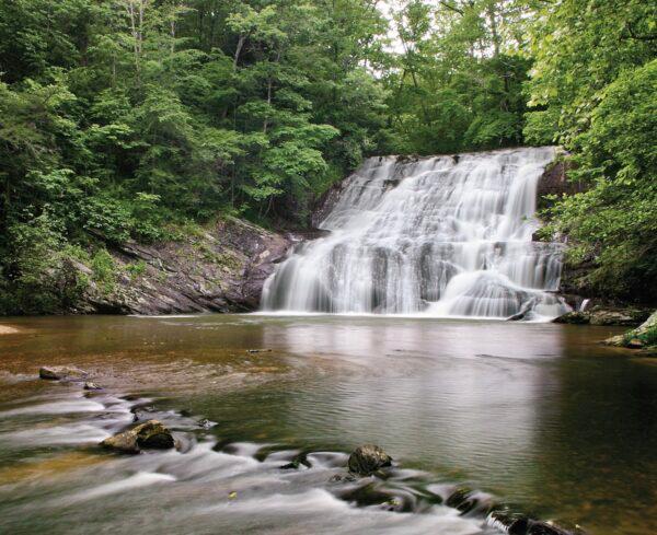 Cane Creek Falls, a scenic waterfall in Dahlonega. (Jack Anthony)