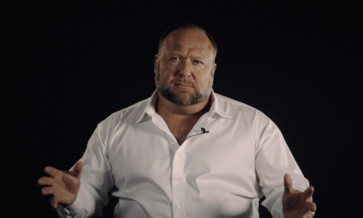 A still from the film "Alex's War" about Alex Jones. (Courtesy of Alex's War)