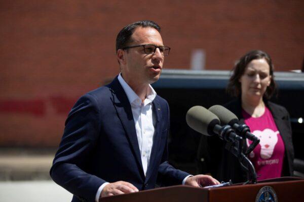 Following the Supreme decision to overturn Roe v. Wade, Attorney General Josh Shapiro spoke about his office's continued commitment to protect abortion access for women in Pittsburgh on July 14, 2022. (Commonwealth Media Services)