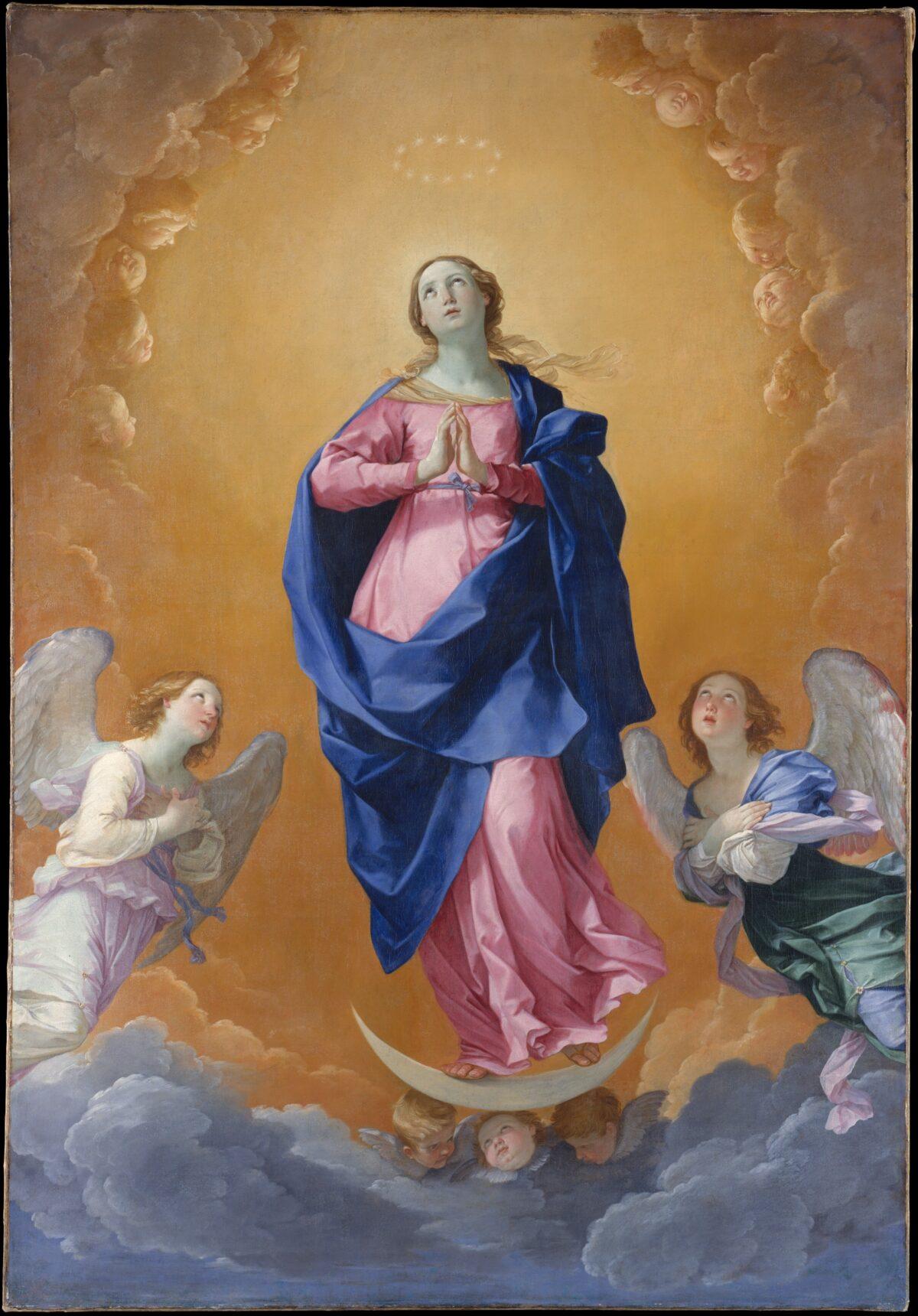 "The Immaculate Conception," 1627, by Guido Reni. Oil on canvas; 105 1/2 inches by 73 inches. Victor Wilbour Memorial Fund, 1959; Metropolitan Museum of Art, New York. (Public Domain)