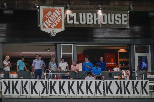A view of the ks on the Home Depot clubhouse after Atlanta Braves starting pitcher Spencer Strider (65) (not pictured) recorded his sixteenth strikeout against the Colorado Rockies during the eighth inning at Truist Park in Cumberland, Ga., on Sept. 1, 2022. (Dale Zanine/USA TODAY Sports via Field Level Media)