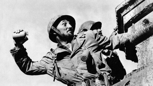 There's as much action in "Story of G.I. Joe" as weary downtime. (United Artists)