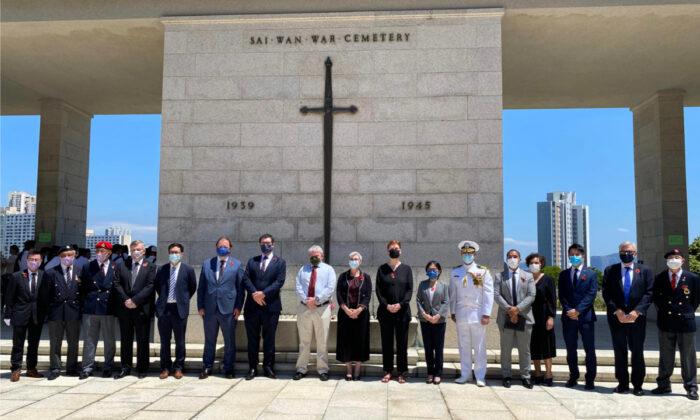 The 77th HK Liberation Day Ceremony at Sai Wan War Cemetery