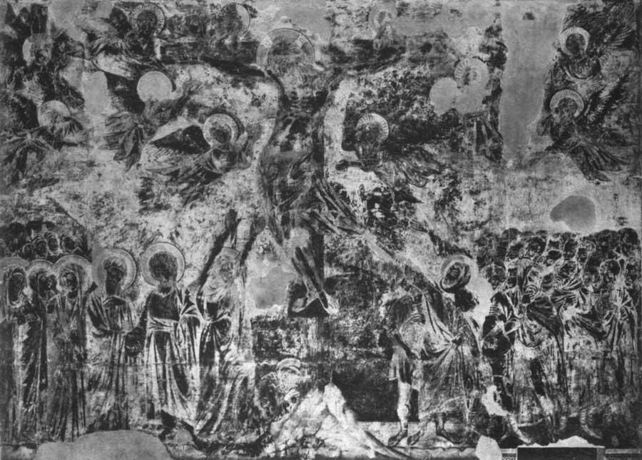 THE CRUCIFIXION<br/>(After the fresco by Cimabue. Assisi: Upper Church of S. Francesco) (<i>Anderson</i>)