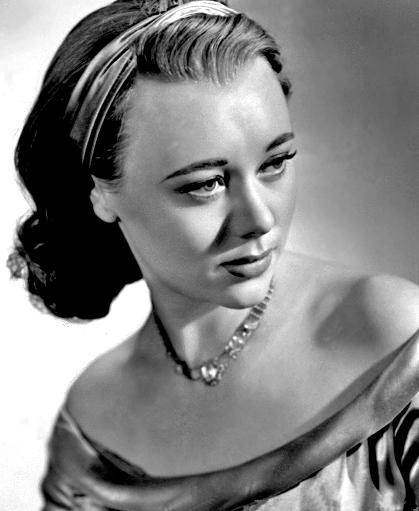 Publicity photo of actress Glynis Johns in 1952. She plays Miranda in the 1948 film "Miranda." (Public Domain)