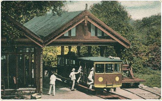 The first generation of Peak Tram (1888 to 1926). (Peak Tramways Company Ltd)
