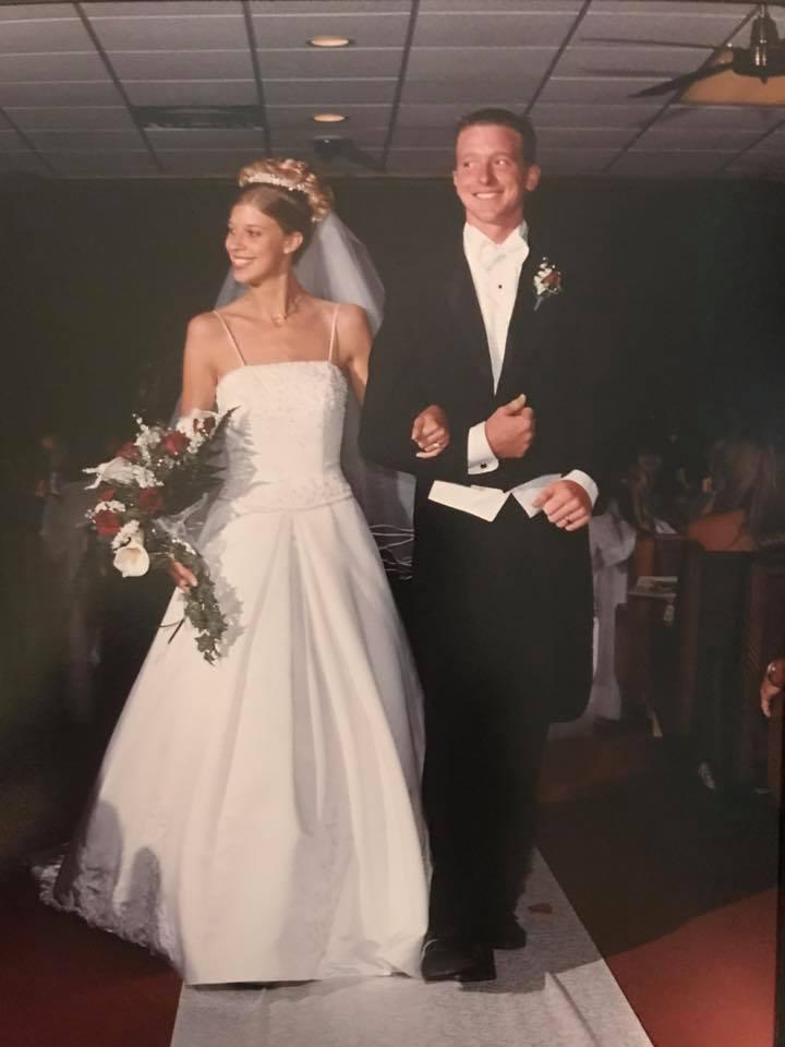 Jon and Erin got married in 2002. (Courtesy of Erin Stoffel Ullmer via <a href="https://wasitgod.com/">Steve Ullmer</a>)