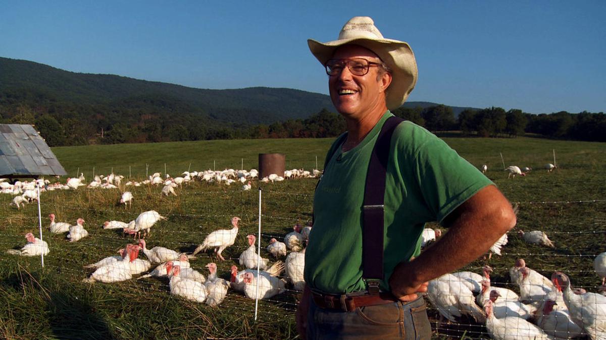Farmer & Author Joel Salatin in “Farmageddon” (Gravitas Ventures)
