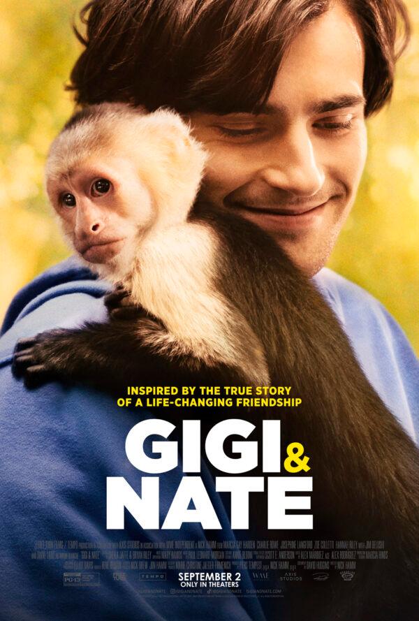 Promotional ad about a wheelchair-bound Nate Gibson who gets the help he needs from a Capushin money in "Gigi & Nate."(Roadside Attractions)