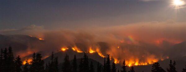 The northeast corner of the Heather Lake Wildfire on Sept. 7, 2022. (BCWS)