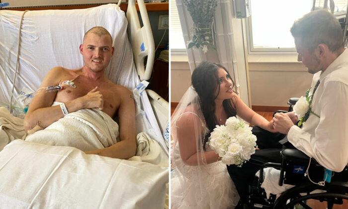 ‘I Had God on My Side’: Man Fighting Cancer Marries in Hospital, Becomes Cancer-Free Months Later