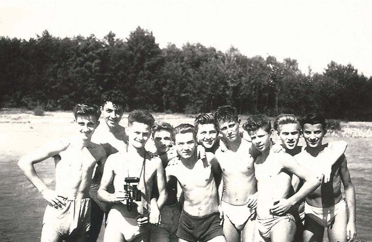Dan Novacovici and his friends during a trip to the Fagaras Mountains, circa 1948–1950. (Courtesy of Dan Novacovici)