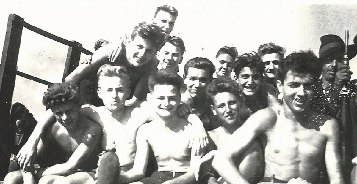 Dan Novacovici and his friends during a trip to the Fagaras Mountains, circa 1948–1950. (Courtesy of Dan Novacovici)