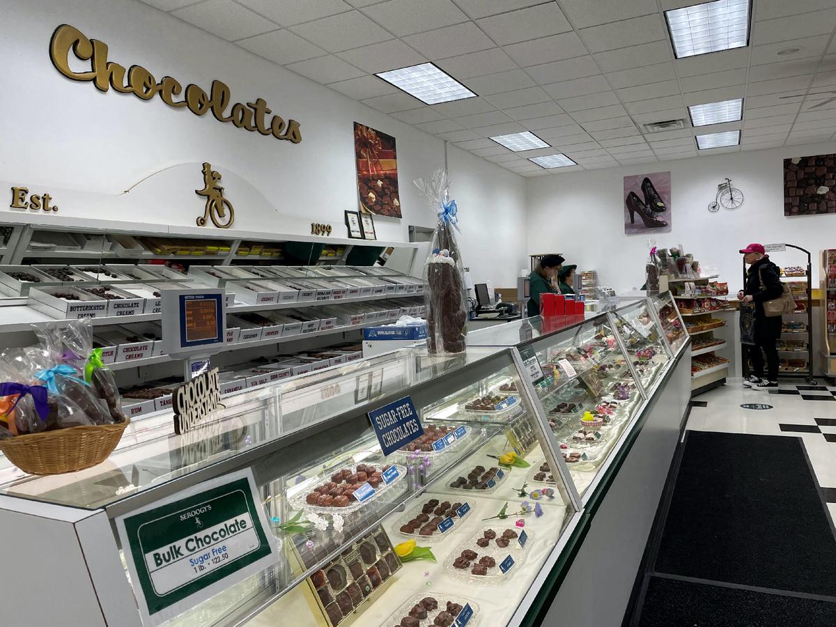 Seroogy's in De Pere, Wisconsin, has been making exceptional chocolates since 1899. (Courtesy of Lesley Frederikson)