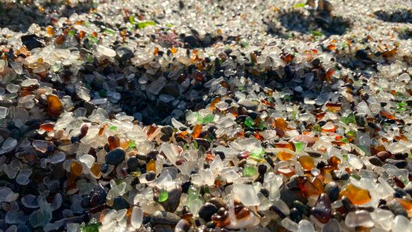 Glass Beach in Fort Bragg, Calif., on Sept. 3, 2022. (Ilene Eng/NTD)