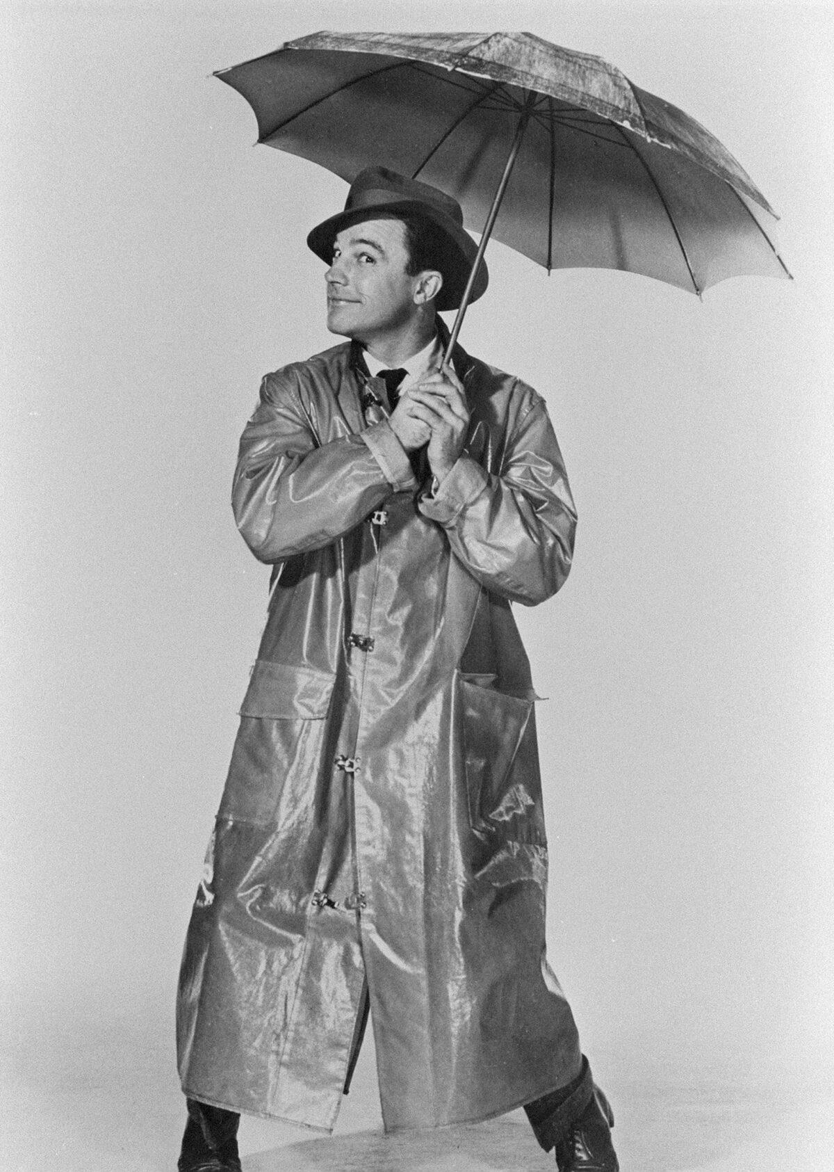 American actor, dancer and director Gene Kelly during the shooting of the movie "Singin'" in the Rain" in 1952. (AFP/AFP via Getty Images)