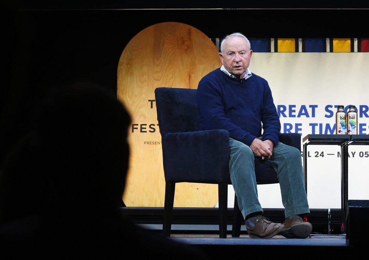 Patagonia founder Yvon Chouinard speaks onstage during the Inaugural Tribeca X: A Day of Conversations Celebrating the Intersection of Entertainment and Advertising sponsored by PwC, at Spring Studios in New York City, on April 26, 2019. (Ben Gabbe/Getty Images for Tribeca X)