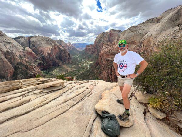 Jon Tigges at the Zion National Park in Utah on Aug. 16, 2022. (Courtesy of Jon Tigges)