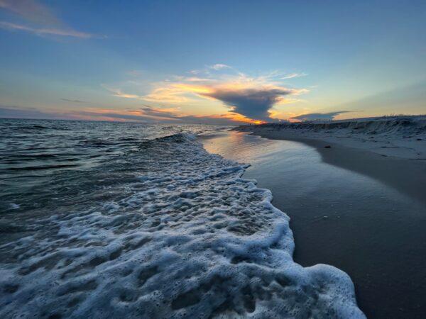 Sunset at the Fort Pickens National Seashore in Pensacola, Fla., on Aug. 29, 2022. (Courtesy of Jon Tigges)