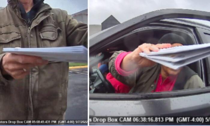 Pennsylvania County Sued Over Illegal Ballot Drop Box Usage Captured on Camera