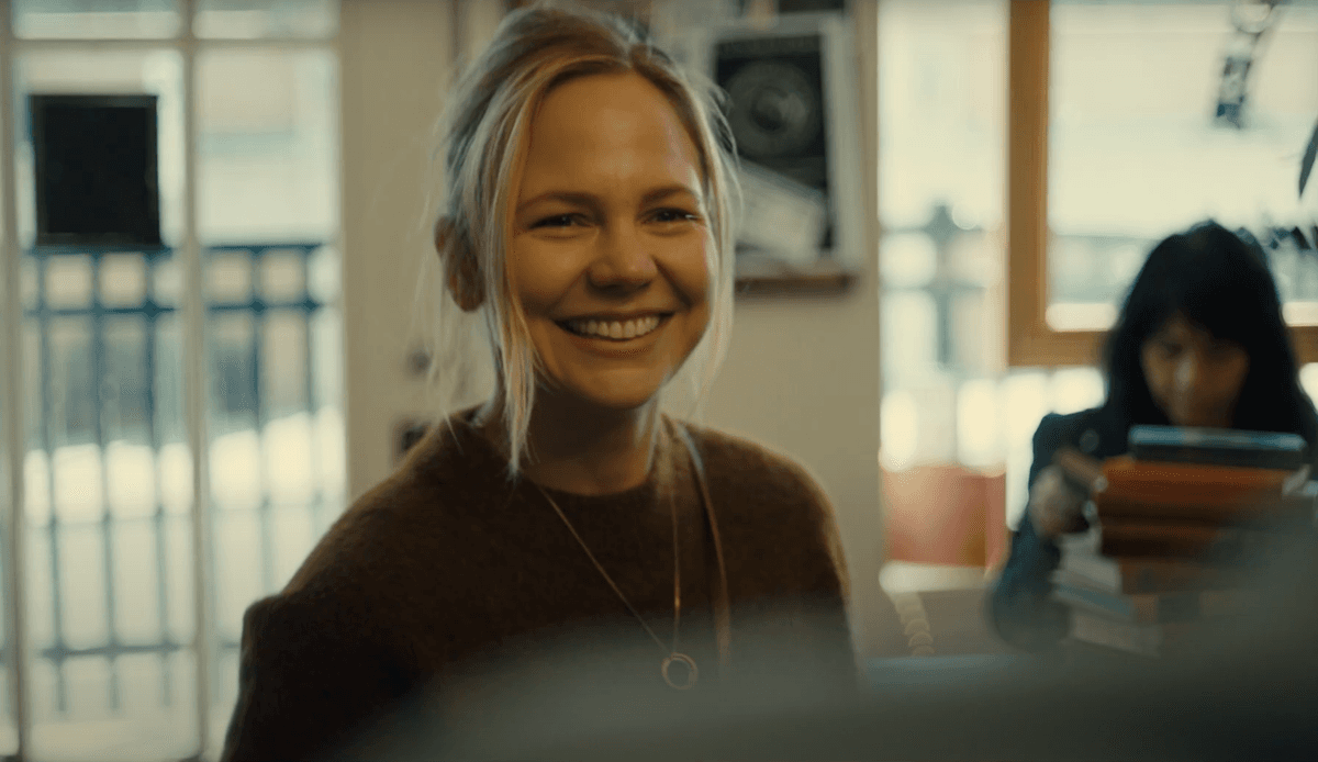 Carey (Adelaide Clemens) is the heart and soul of "The Swearing Jar." (Gravitas Ventures)