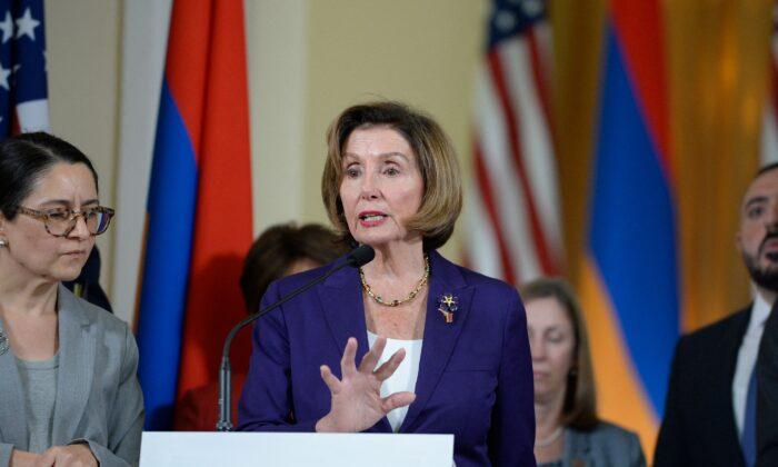 Pelosi Visits Armenia, Condemns ‘Illegal and Deadly Attacks’