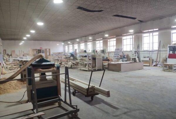 Undated photo of Feng Zhenguo's furniture factory in Qinhuangdao City, Hebei Province, China. (Courtesy of Feng Zhenguo)