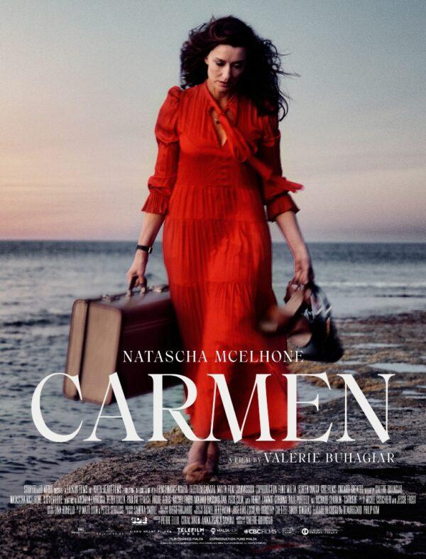 Promotional ad for "Carmen" starring Natascha McElhone as the title character. (Good Deed Entertainment)