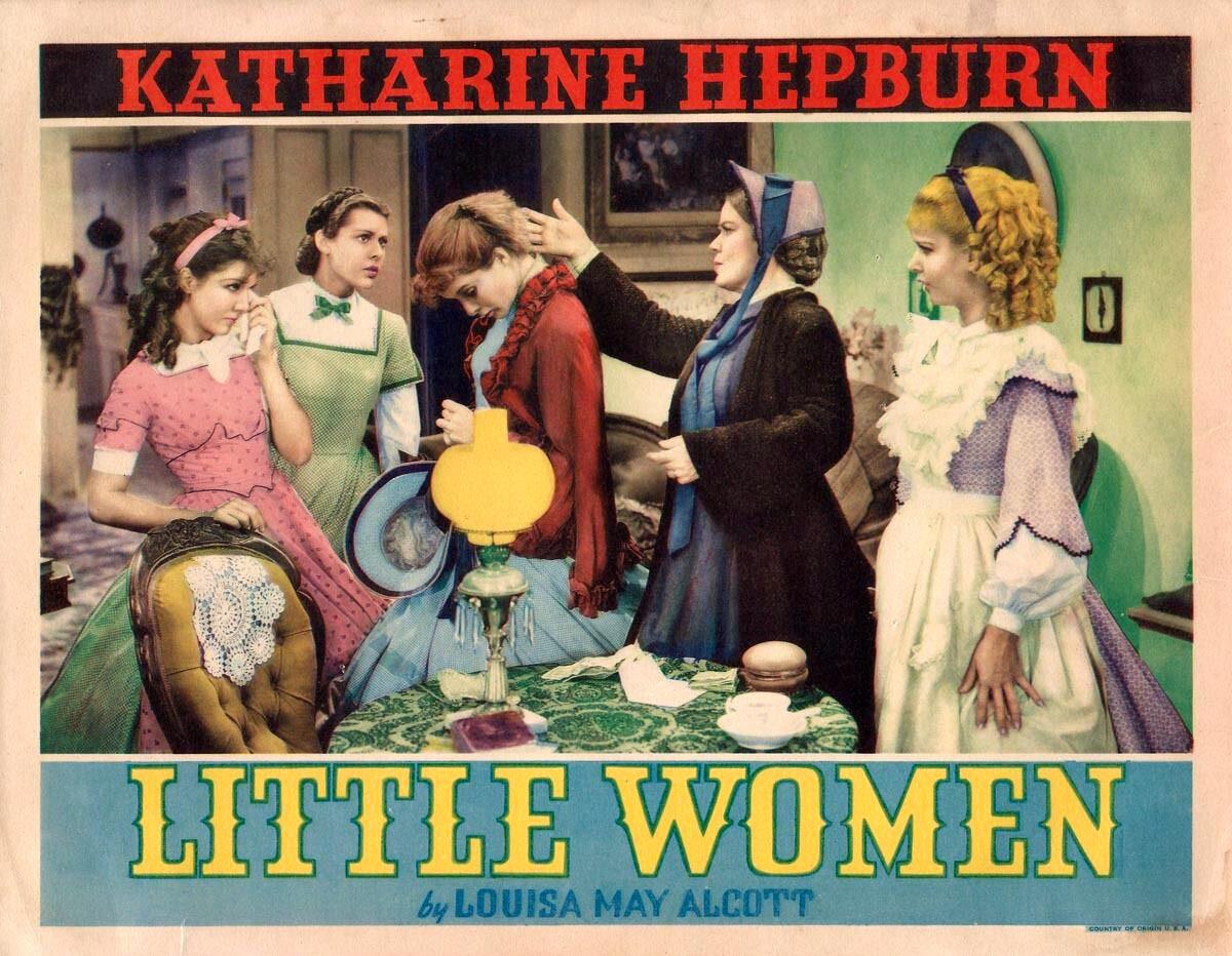Lobby card for the American drama film "Little Women" (1933). (Public Domain)