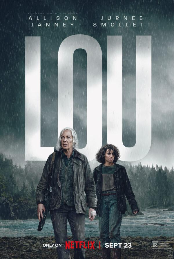 Promotional ad for "Lou" starring Alison Janney as the lead character and Jurnee Smollett. (Netflix)