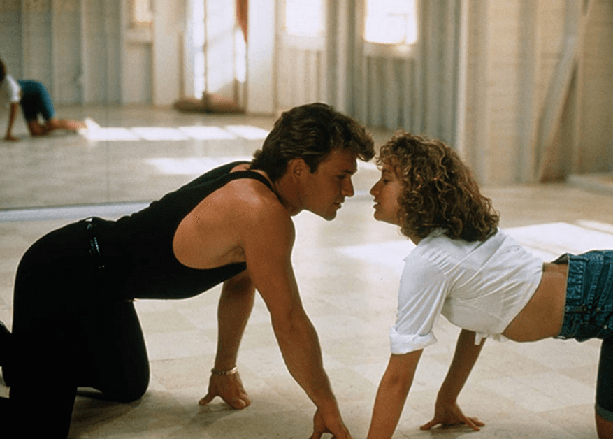 Johnny Castle (Patrick Swayze) and Baby Houseman (Jennifer Grey), in "Dirty Dancing." (Artisan entertainment/Vestron Pictures)
