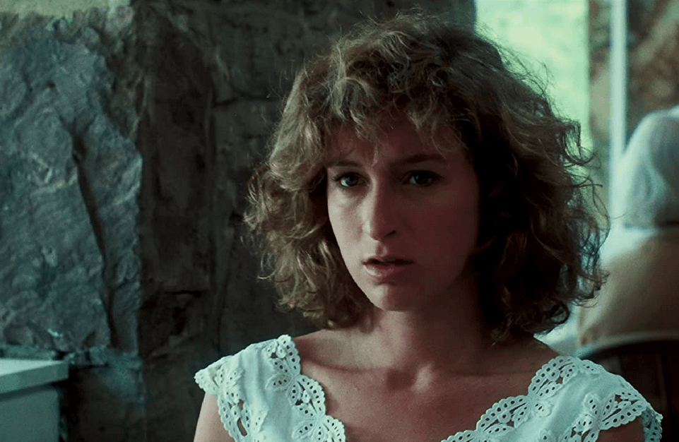 Baby (Francis) Houseman (Jennifer Grey) has a moment of truth, in "Dirty Dancing." (Artisan entertainment/Vestron Pictures)