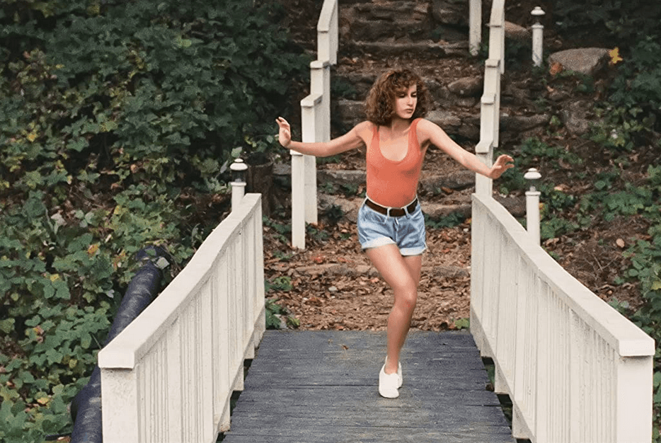 Baby Houseman (Jennifer Grey) practicing dance moves, in "Dirty Dancing." (Artisan entertainment/Vestron Pictures)