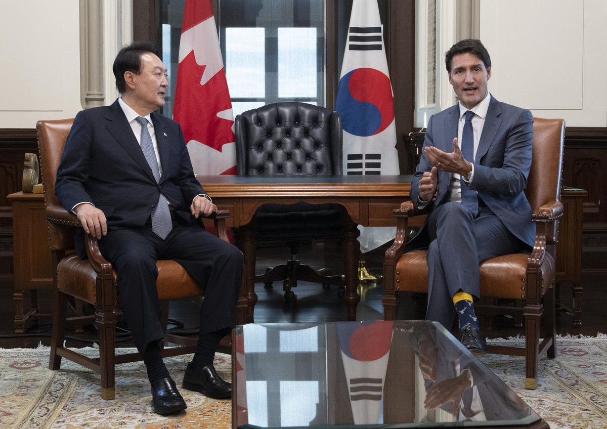 South Korea President Yoon Seeks More Canada Trade as China Looms Over Ottawa Visit