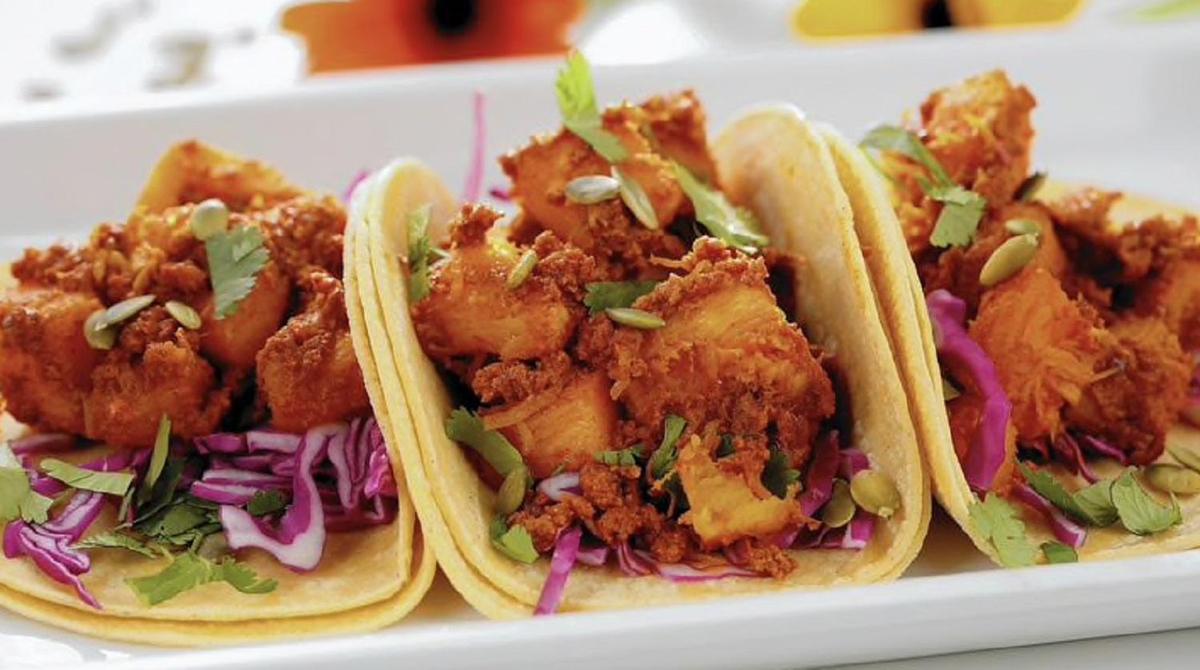Pumpkin Tacos With Chorizo and Chipotle