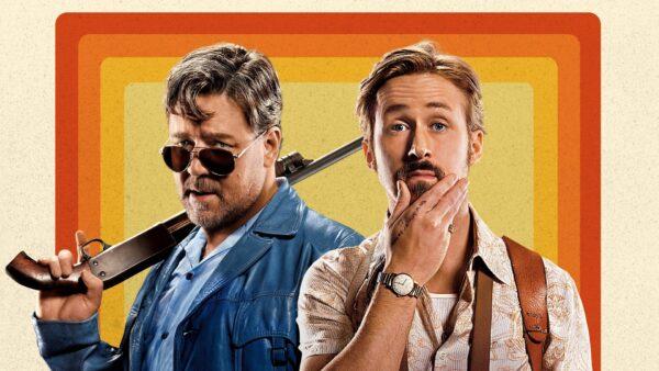 Promotional ad for "Nice Guys" starring Russell Crowe (L) and Ryan Gosling. (Warnerr Bros.)