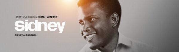 Promotional ad for documentary "Sidney," about renowned actor Sidney Poitier, whose acting career included 10 years of his best-known films. (Apple TV+)
