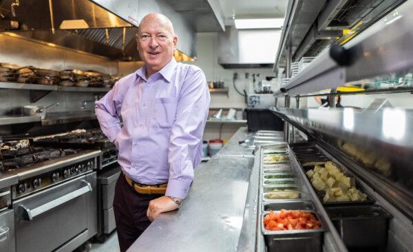 Chef Bruno Serato in his restaurant the Anaheim White House in Anaheim, Calif., on Sept. 16, 2022. (John Fredricks/The Epoch Times)