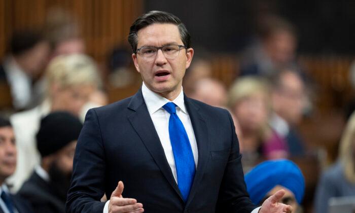 Prime Minister Hopeful Poilievre Makes Election Promises to Axe Carbon Tax, Cap Government Spending