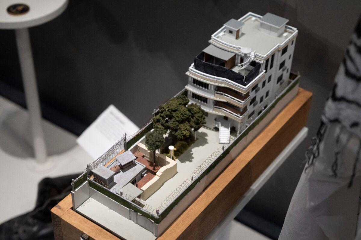 A model of the house where a precision counterterrorism operation killed al-Qaeda's leader Ayman al-Zawahri is displayed in the refurbished museum at the Central Intelligence Agency headquarters building in Langley, Va., on Sept. 24, 2022. Kevin Wolf/AP Photo)