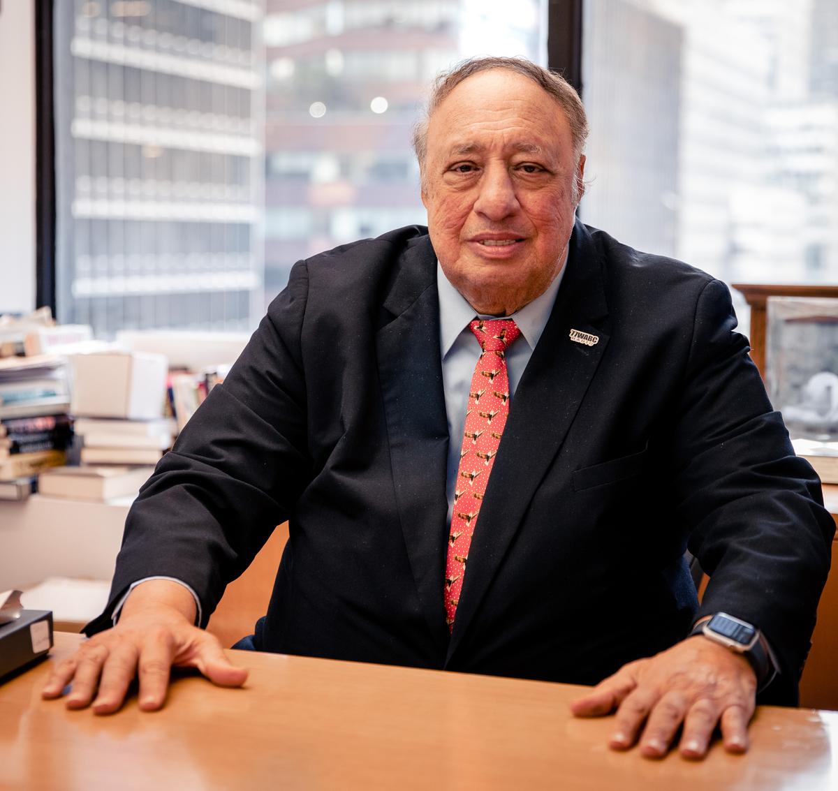 John Catsimatidis, chairman and CEO of Red Apple Group, at his office in New York on Sept. 27, 2022. (Adhiraj Chakrabarti for The Epoch Times)