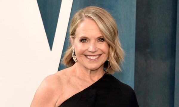 Katie Couric appears at the Vanity Fair Oscar Party in Beverly Hills, Calif., on March 27, 2022. (Evan Agostini/Invision/AP)