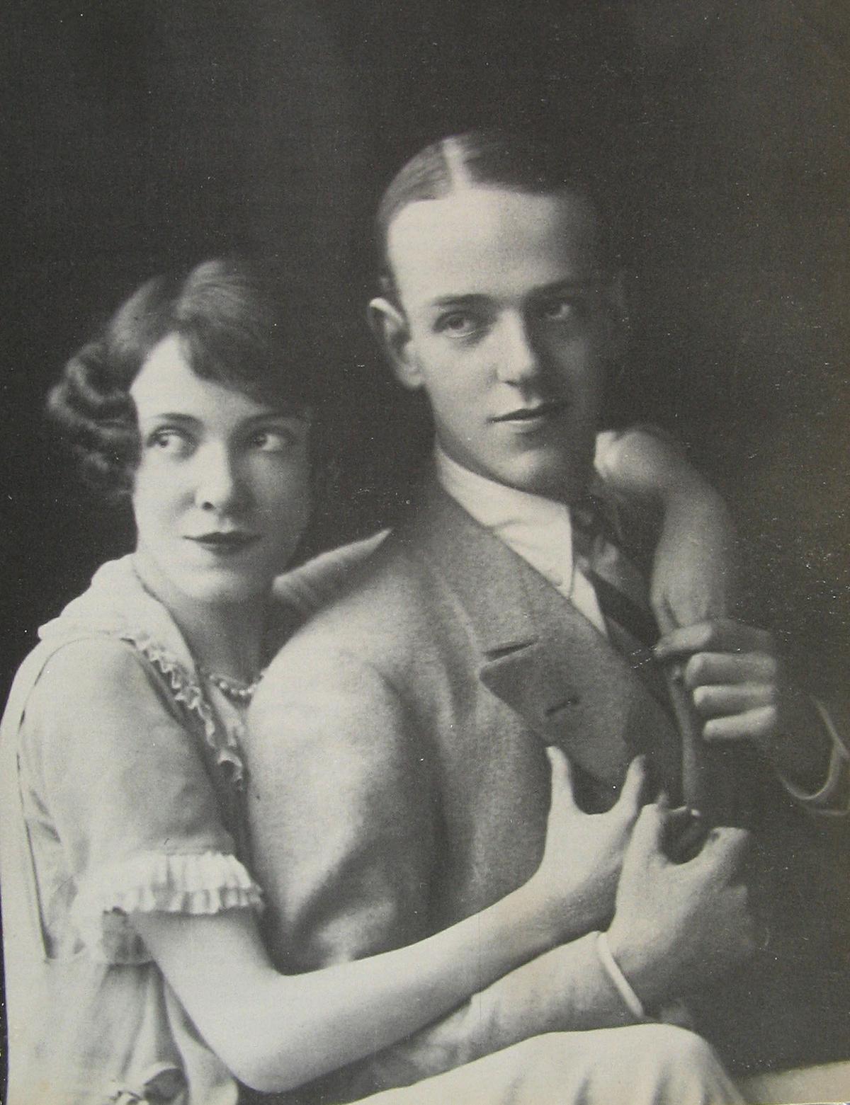 When <span style="font-weight: 400;">Adele was 8 and Fred, 5, their mother enrolled them in a theater school in New York. </span>A publicity photograph of Fred and Adele Astaire, 1919. (Public Domain)