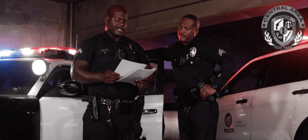 Hoping to combat an increase in violent crime, the Los Angeles Police Department released a "Step Away LA" public service announcement urging residents to avoid violence, on Sept. 28, 2022. (Screenshot via YouTube/Los Angeles Police Department)